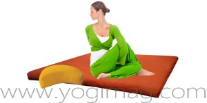 tapis de yoga naturel coton écologique zabuton méditation