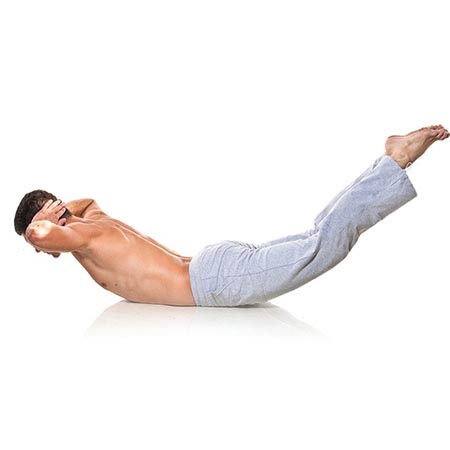 Posture de yoga homme renforcement du fessier