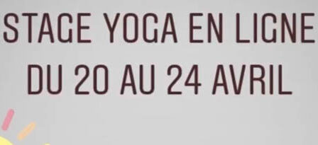 Stage de yoga en ligne via Instagram